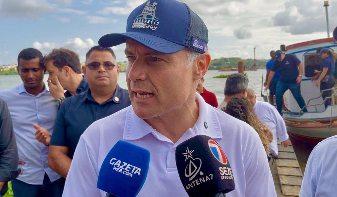 Ministro Renan Filho garante entrega da ponte Penedo-Neópolis em 2026