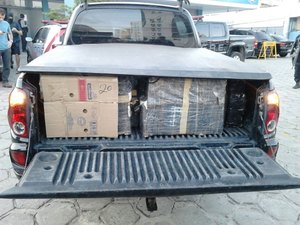 Uma tonelada de maconha é apreendida em Maceió