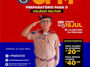 Academia para o Cérebro realiza 1º aulão preparatório para as provas do Colégio Militar