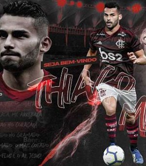 Flamengo anuncia o volante Thiago Maia: 'Eu estou realizando meu sonho e também da minha família'