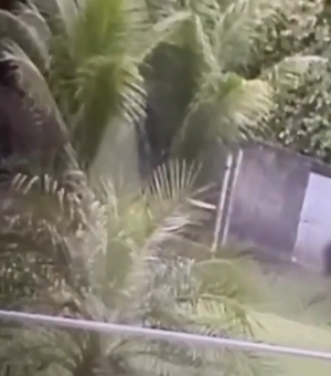 [Vídeo] Homem tenta fugir após invadir casa mas é preso por policial civil de plantão