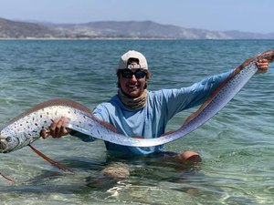 Pescadores encontram peixe gigante no México