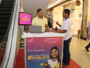 Pré-matrícula para novatos da rede estadual pode ser feita nos shoppings Maceió e Pátio