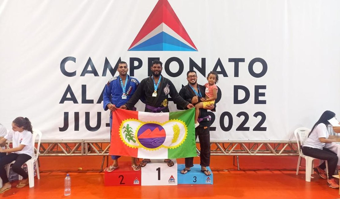 Lutadores de Porto Calvo são destaques no Campeonato Alagoano de Jiu-Jitsu
