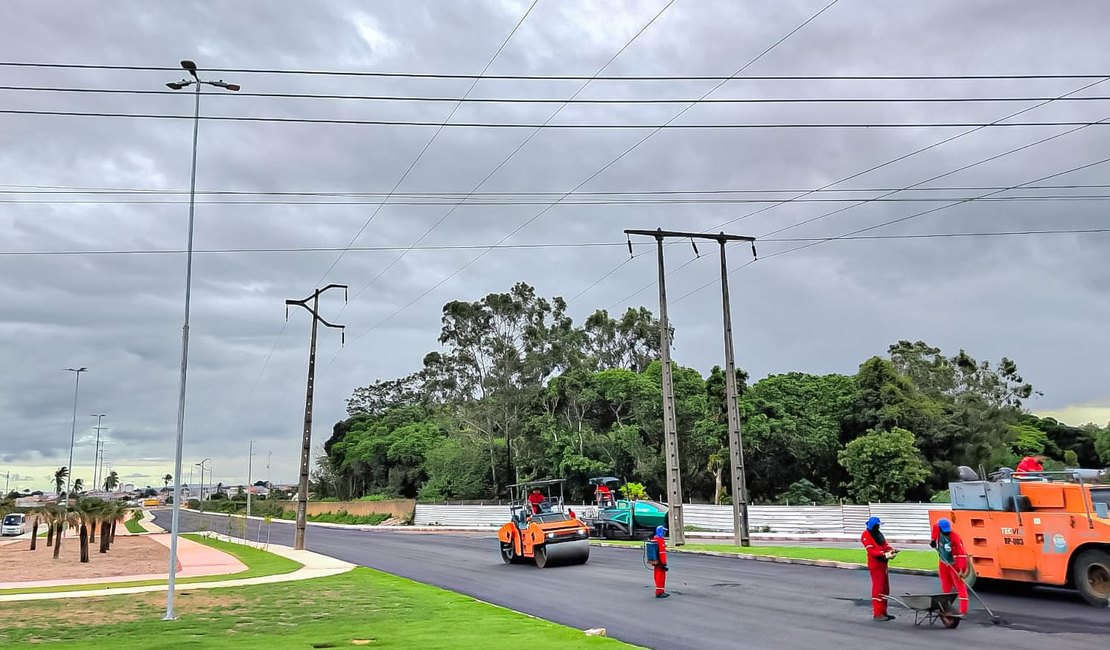 Novo binário de Arapiraca recebe projeto inovador em passeio de 4,6 km