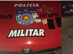 Dupla é presa com drogas e veículo adulterado no município de Jundiá