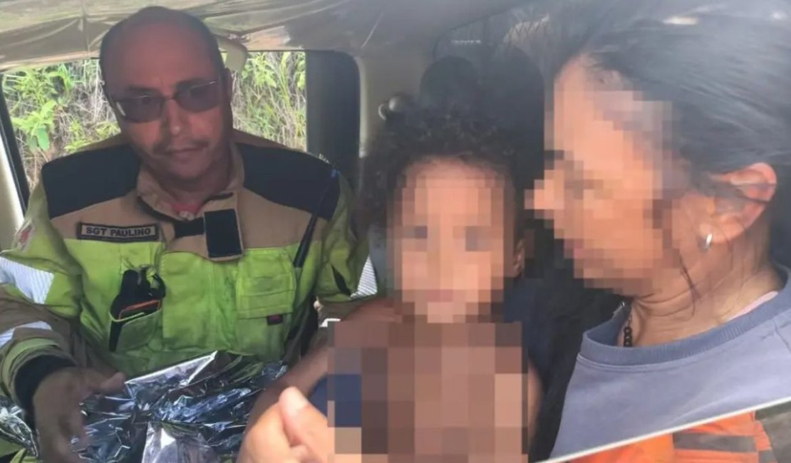 Menina de quatro anos que desapareceu em região de mata é encontrada em MG