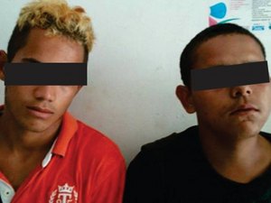 Armados, dois menores são apreendidos em Arapiraca