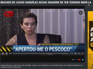Ex-Atlético-PR, meia argentino Lucho González é acusado de tentar matar a esposa 