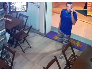 [Vídeo] Jovem que assaltou lanchonete em Arapiraca tem passagem por delegacia