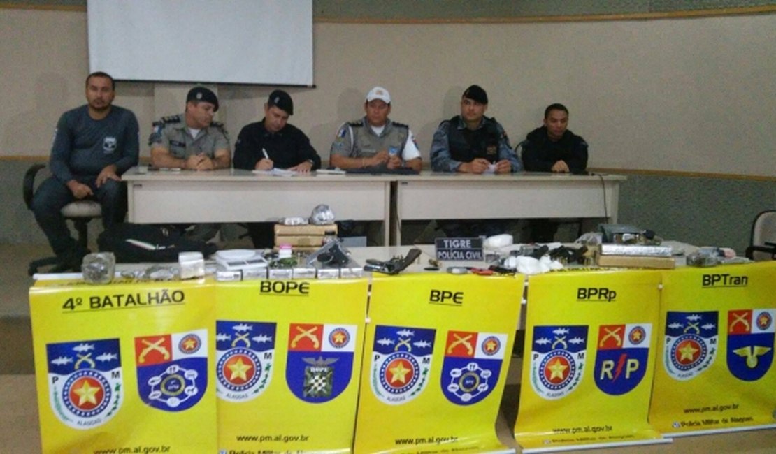 Polícia prende treze e um morre durante operação em Maceió