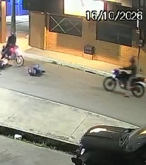 Polícia mapeia rota de fuga ﻿após assalto violento a motociclista por app no Poço
