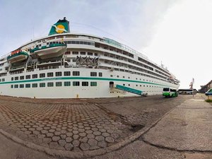 Primeiro navio de 2020 traz mais de 640 visitantes a Maceió