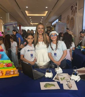 [Vídeo] Feira de Tecnologia do Santa Esmeralda destaca inovação e aprendizado prático