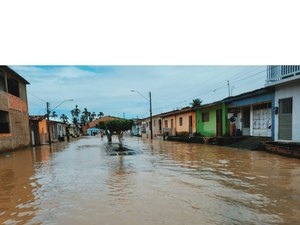 Defesa Civil emite alerta de transbordamento de rios para oito municípios alagoanos