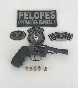 Homem é preso portando arma de fogo em plena luz do dia, em Arapiraca