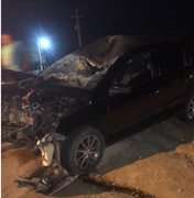 Acidente gravíssimo deixa uma pessoa morta na BR-316 no município de Cacimbinhas
