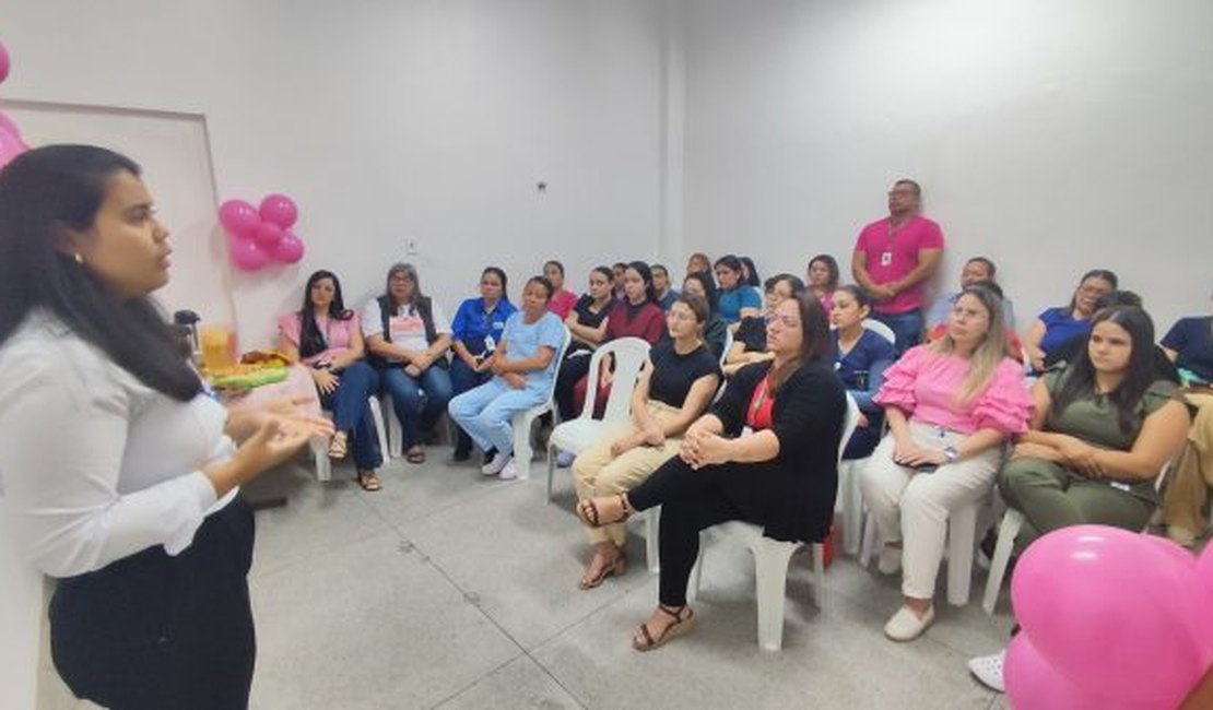 Hospital de Emergência do Agreste promove ação de prevenção ao câncer de mama