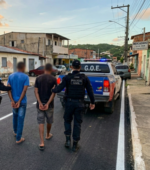 Foragidos por homicídio e tentativa são presos no Litoral Sul de AL