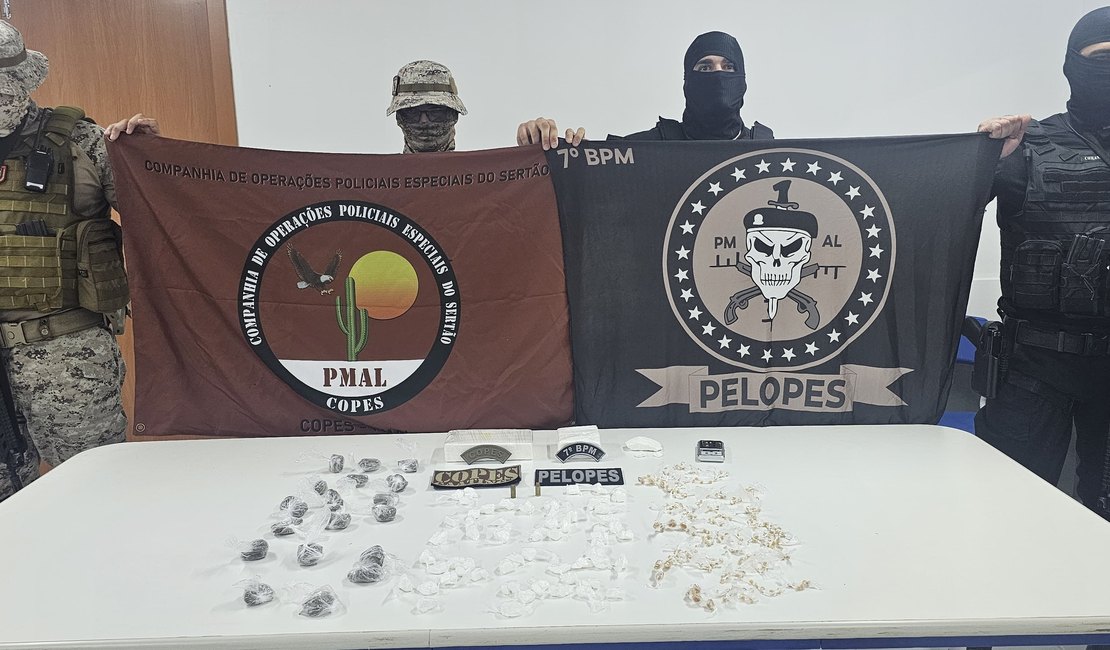 PM apreende cerca de 54 kg de drogas e 46 armas na primeira semana de junho
