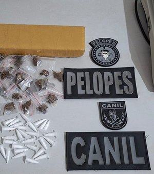 Mulher é presa em flagrante por tráfico no Conjunto Frei Damião, em Arapiraca