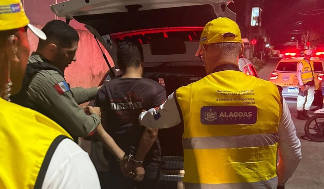 Ronda no Bairro prende homem por ameaça ao próprio pai no bairro do Jacintinho