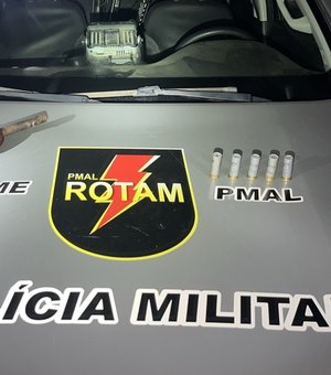PM apreende três armas de fogo em Maceió e Arapiraca em menos de 24 horas