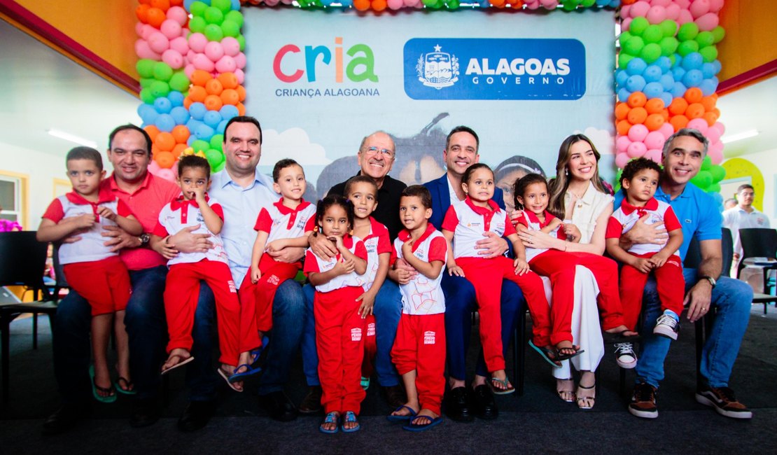 Governador inaugura mais uma creche Cria e expande atendimento à primeira infância de Penedo