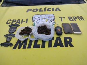 Operação Caiçara prende jovens e apreende drogas no Sertão de Alagoas