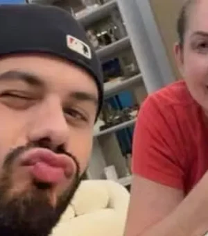 Zé Felipe posta com ex-sogra e comenta fotos de Virginia Fonseca na web