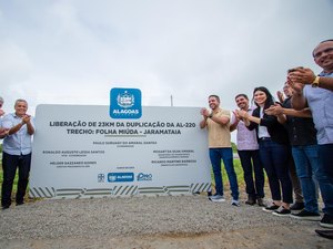 Governador entrega em Jaramataia trecho 1 da duplicação da rodovia AL-220