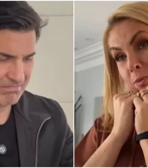 Edu Guedes e Ana Hickmann choram em vídeo após alta do apresentador