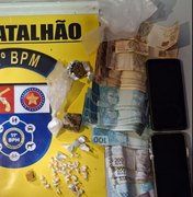 Homem é preso com crack, cocaína e maconha em Piaçabuçu