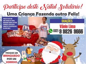Criança de nove anos arrecada brinquedos para doar em Arapiraca
