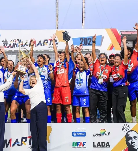 Seleção de Alagoas vence por 3 a 0 e é campeã da Copa Rainha Marta Nordeste