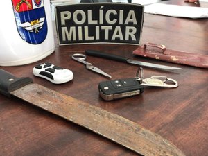 Arapiraca: Trio envolvido em perseguição tentava arrombar carro em loja de atacado 