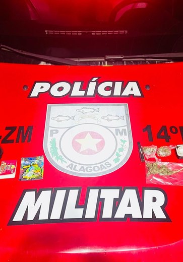 Jovens pernambucanos são presos com drogas em Novo Lino, interior de AL