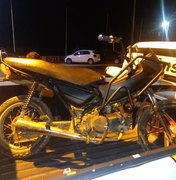 Polícia recupera moto adulterada na AL-101 Norte