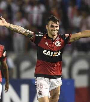 César pega pênalti, Vizeu faz dois gols e Flamengo está na final da Sul-Americana