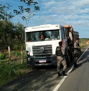 Caminhão roubado em Lajedo é recuperado pela polícia em Colônia Leopoldina