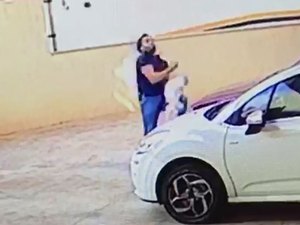 [Vídeo] Cão cai do 9º andar de prédio e é salvo por vizinho