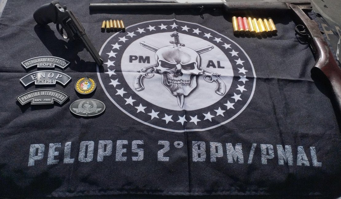 Idoso é preso com duas armas de fogo em União dos Palmares