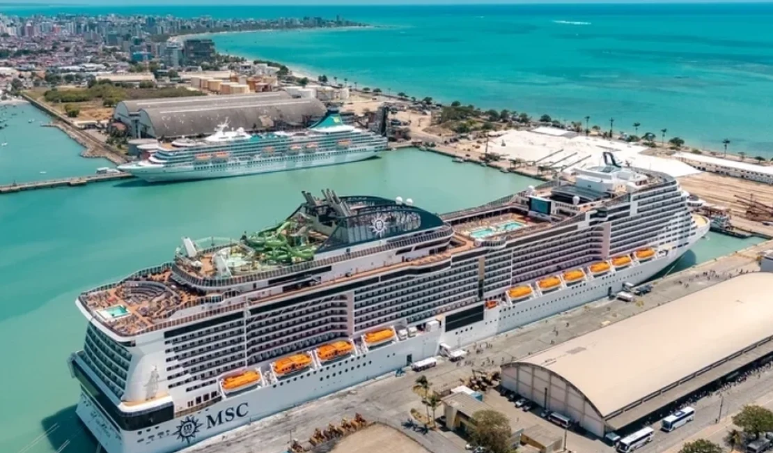 Maceió recebe primeiro cruzeiro de 2026 e mantém ritmo histórico da temporada