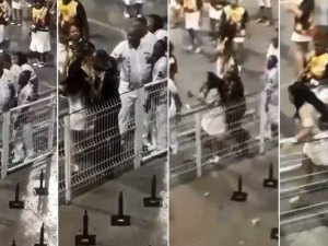Integrante de escola de samba agride mulher durante ensaio