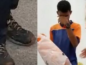 Vendedor com tênis rasgado ganha surpresa de clientes e vídeo viraliza