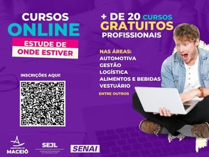 Prefeitura de Maceió abre inscrições para mais de 20 cursos gratuitos online