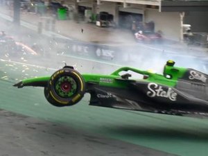 Bortoleto fica fora da classificação e larga em último no GP de São Paulo