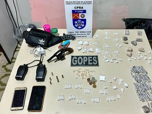 Polícia Militar apreende armas, drogas e munições em operações no interior do estado