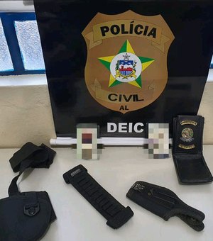Preso homem que usava carteira falsa de policial civil de Pernambuco