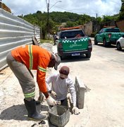 Operação Língua Suja flagra lançamento irregular de concreto em galeria pluvial no litoral Norte